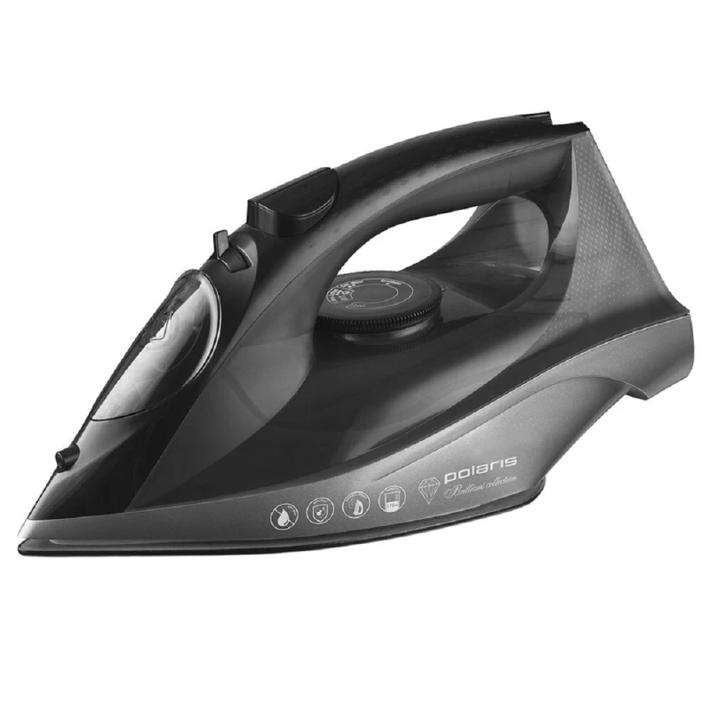 Fier de calcat POLARIS PIR 2430K, 2400 W, 270 ml, Negru