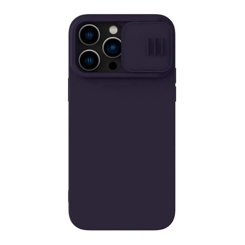 Husa Nillkin APPLE IPHONE 15 PRO, CAMSHIELD SILKY SILICONE, Dark Purple