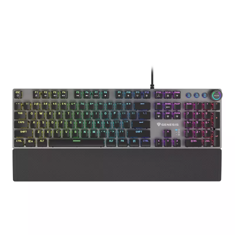Gaming keyboard Genesis THOR 380 RGB, US LAYOUT, RGB BACKLIGHT, BLUE OUTEMU SWITCH