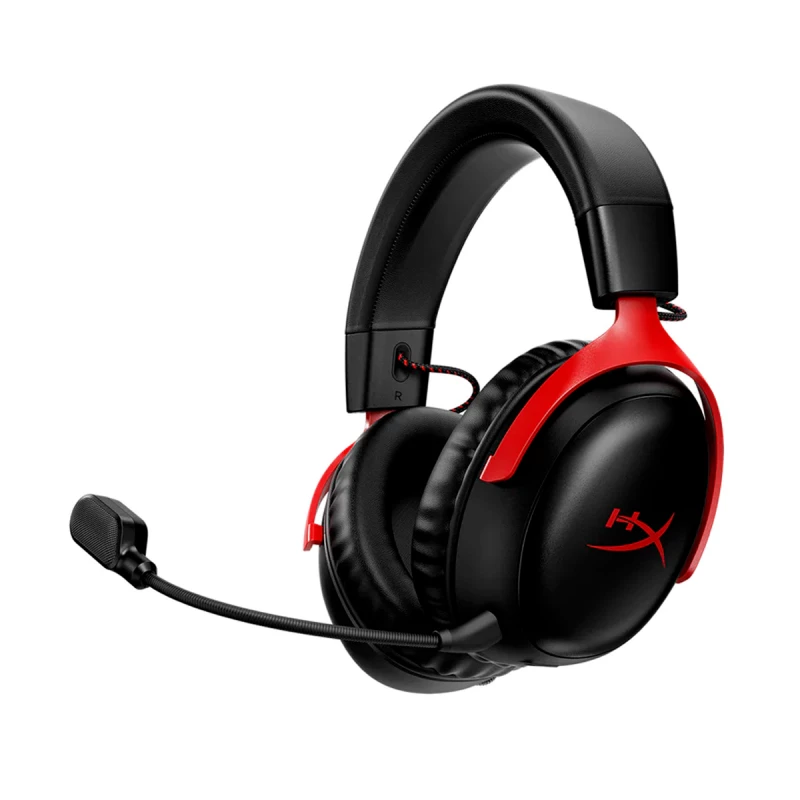 Gaming Casti HyperX WIRELESS  CLOUD III, 53mm driver, 10-21khz, 64 Ohm,112db, 7.1, 346g, 2.4, Black