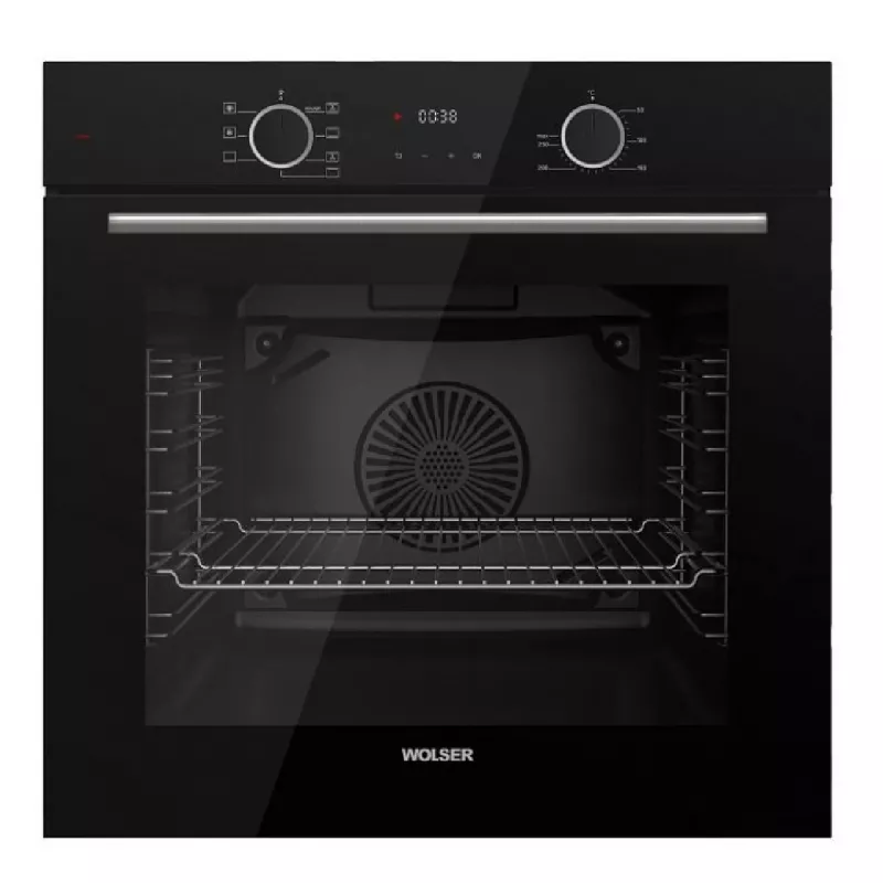 Cuptor electric incorporabil WOLSER WL- F 77 M, 78 l, Negru, A