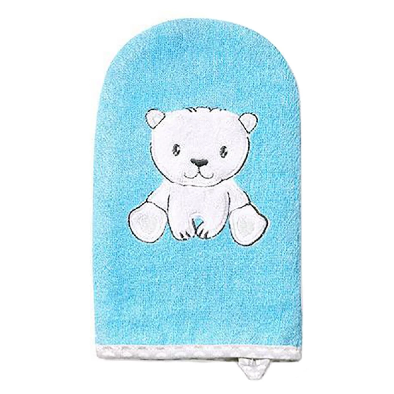 Burete de baie pentru copii BabyOno 0347/02 MANUSA DE BAIE BAMBUS ALBASTRU