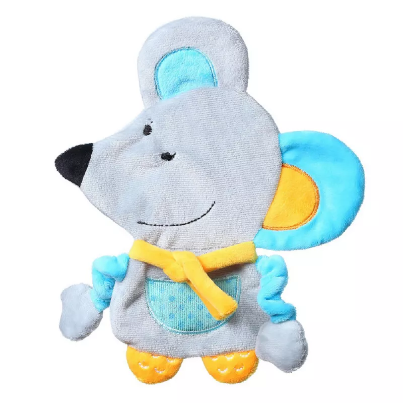 Игрушка BabyOno 0445 обнимашка FLAT MOUSE, 3 мес+