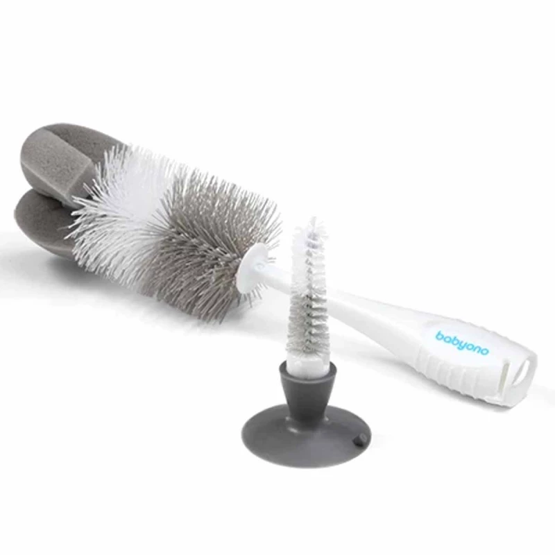Set perie pentru curatire sticlute BabyOno 0720/02 PENTRU STICLE SI TETINE