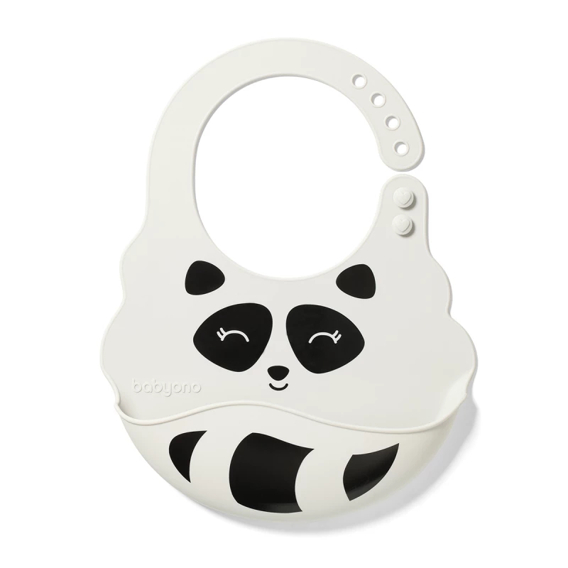 Baveta BabyOno 0829/01 DIN SILICON CU INCUIETOARE REGLABIL RATON