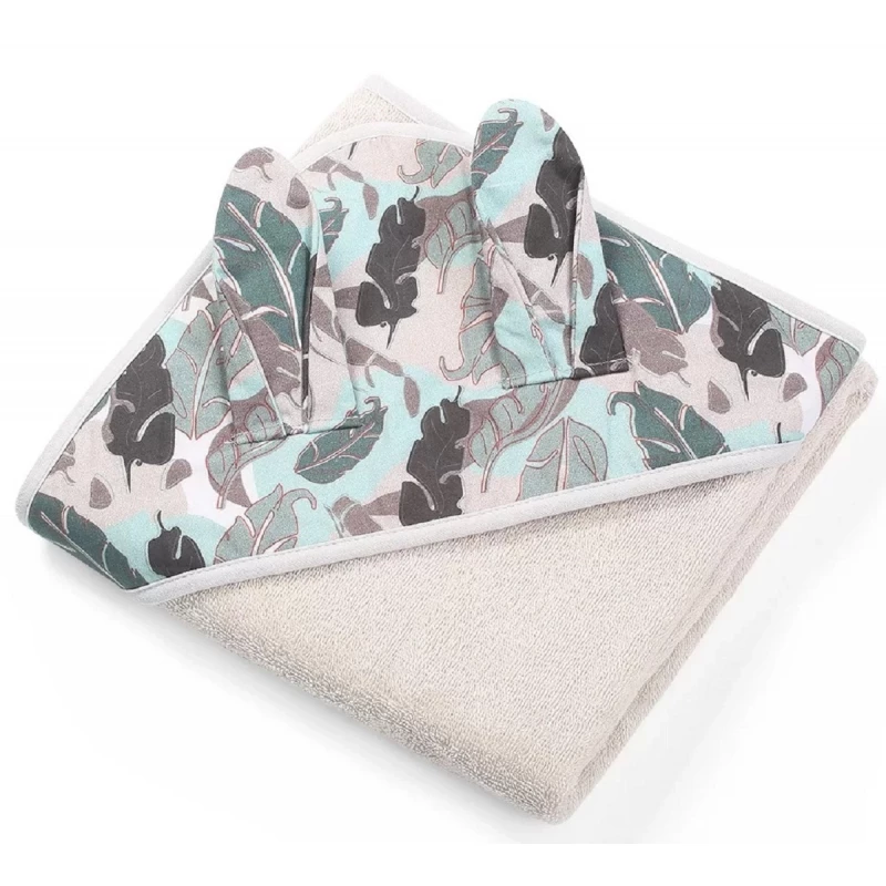Prosop BabyOno 0937 TERRY CU URECHI BUNNY EARS GREY 100 X 100
