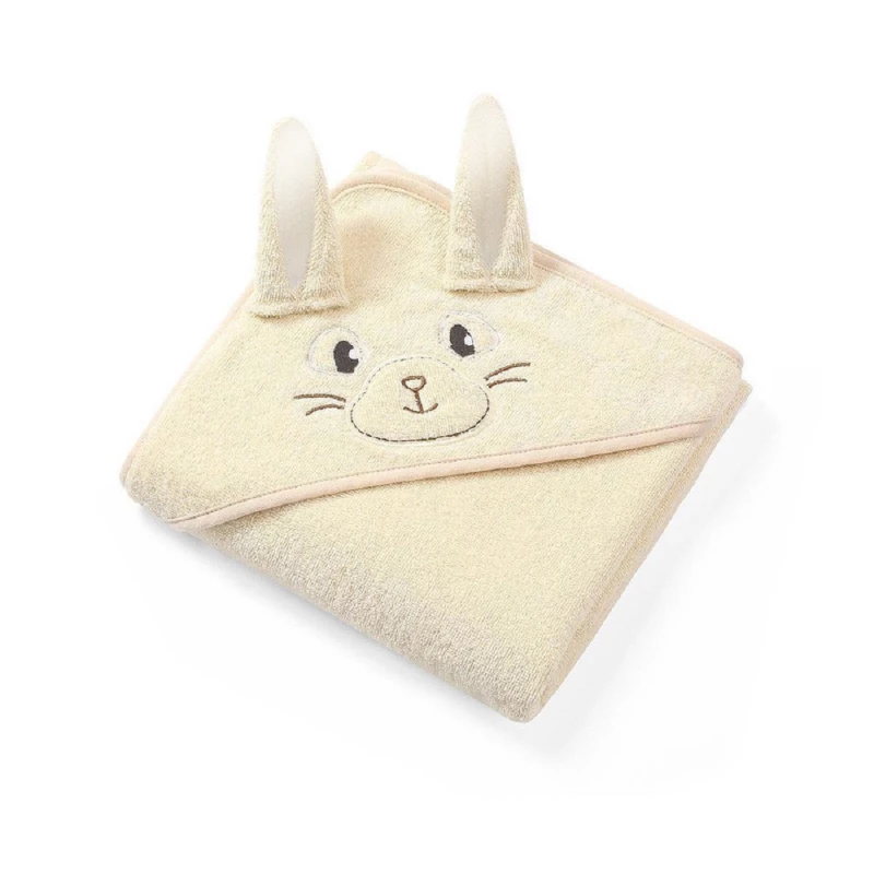 Prosop BabyOno 0963 DE BAIE TERRY CU URECHI BUNNY EARS CREAM 100 X 100