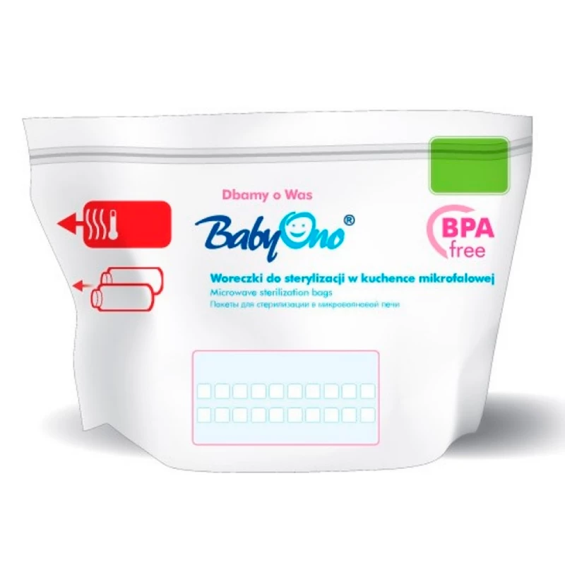 Container BabyOno 1038 PACHETE PENTRU STERILIZARE (5 BUC.)