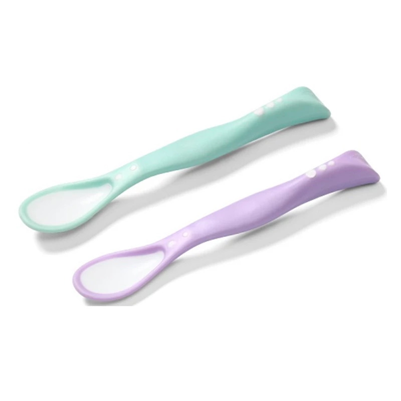 Set lingurita+furculita BabyOno 1066/03 LINGURA ELASTICA VIOLET