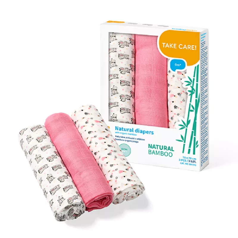 Pelinca BabyOno 397/01 DIN BAMBUS 3 BUC.