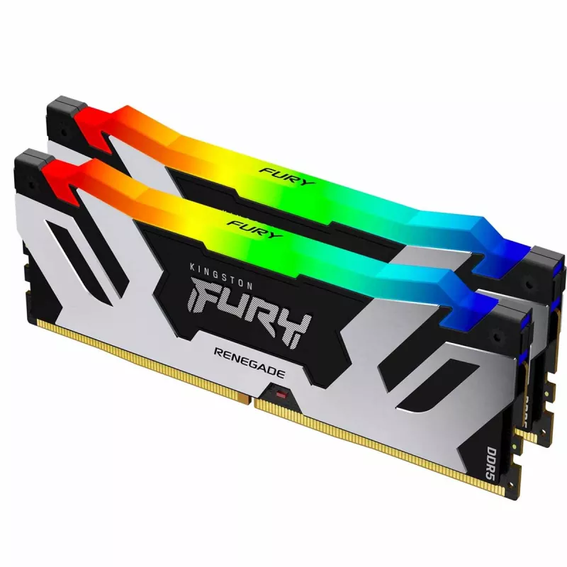 Модуль памяти KINGSTON 96GB DDR5-6000MHZ FURY RENEGADE RGB (KIT OF 2X48GB) (KF560C32RSAK2-96), CL32-38, 1.35V