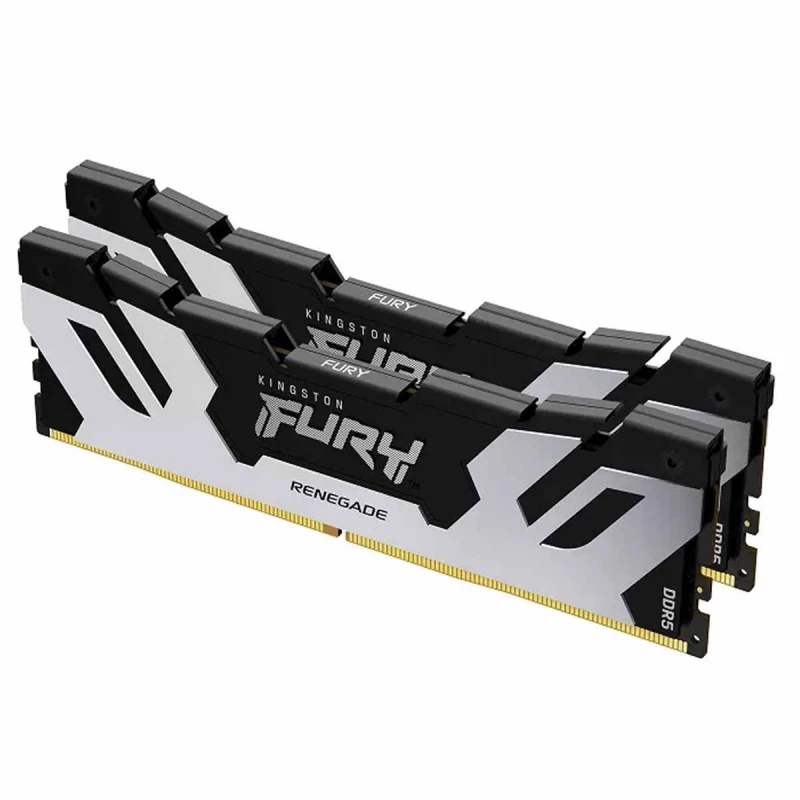 RAM KINGSTON 96GB DDR5-6400MHZ FURY RENEGADE (KIT OF 2X48GB) (KF564C32RSK2-96), CL32-39, 1.4V, SILVER