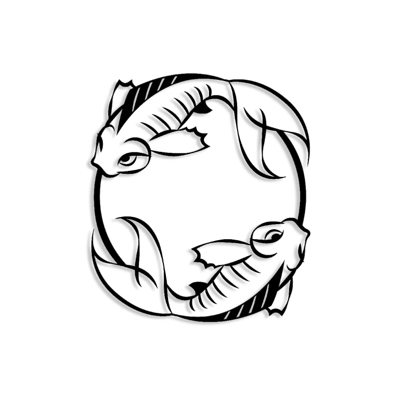 Decor Showdeko DIN METAL NR.27 PESTE JAPONEZ