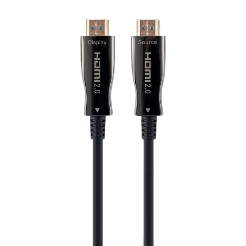 Кабель видео Cablexpert HDMI TO HDMI ACTIVE OPTICAL 10.0M, 4K UHD at 60Hz, CCBP-HDMI-AOC-10M-02