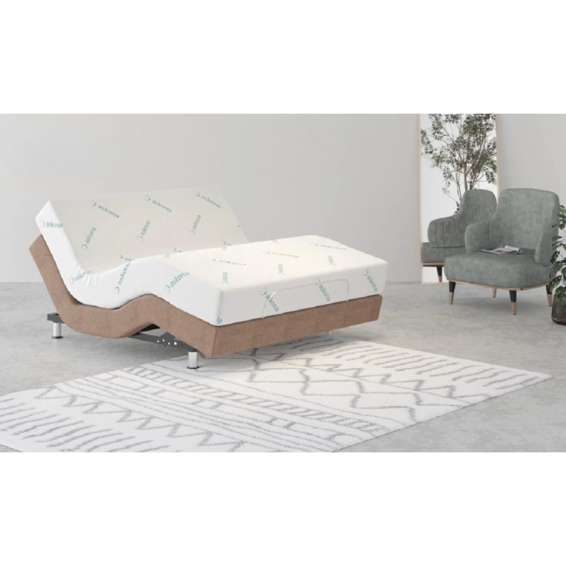 Lamele Askona SUPORT ERGOMOTION 200*160 SERIA 450 BEJ CU MASAJ. EFECT.