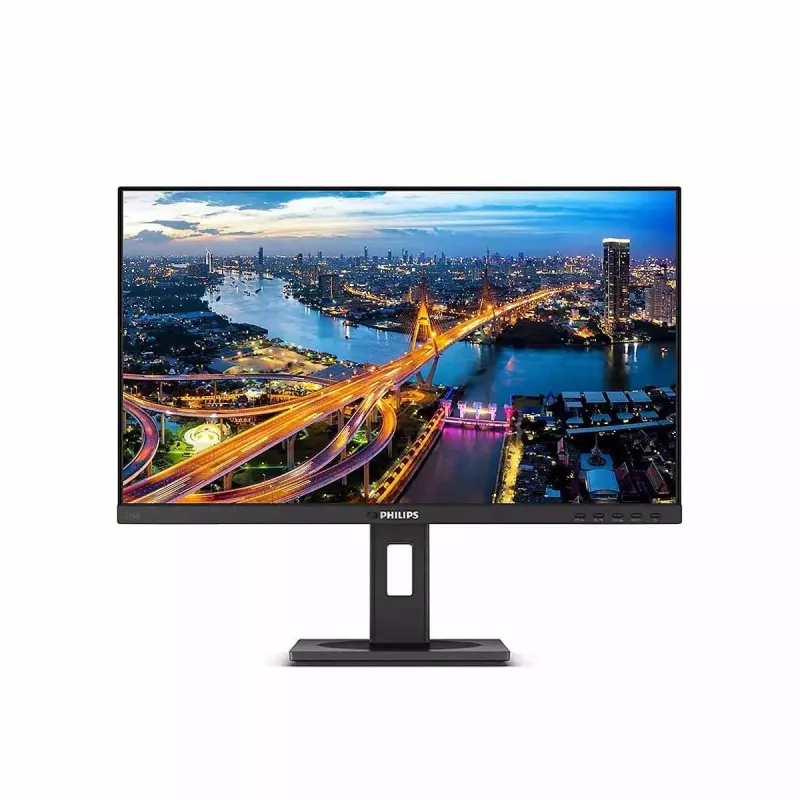 Monitor PHILIPS 23.8" 246B1,BLACK, IPS,2560x1440,75Hz,4ms,250cd,SC50mil:1,LAN,HDMI+DP+TypeC,Spkrs,Pivot