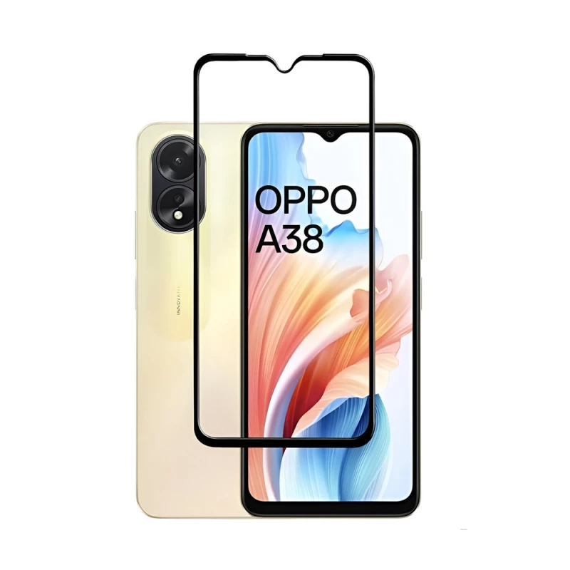 Защитное стекло HELMET Diamond Glass 5D для Oppo A38 4G, Черный