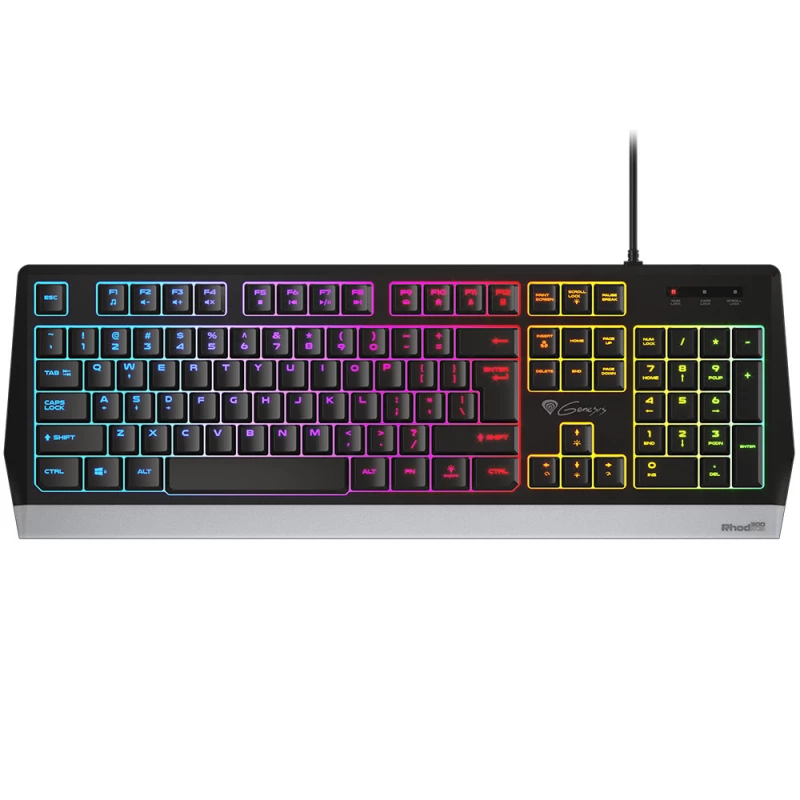 Keyboard Genesis KEYBOARD RHOD 300, RGB, US LAYOUT, RGB BACKLIGHT