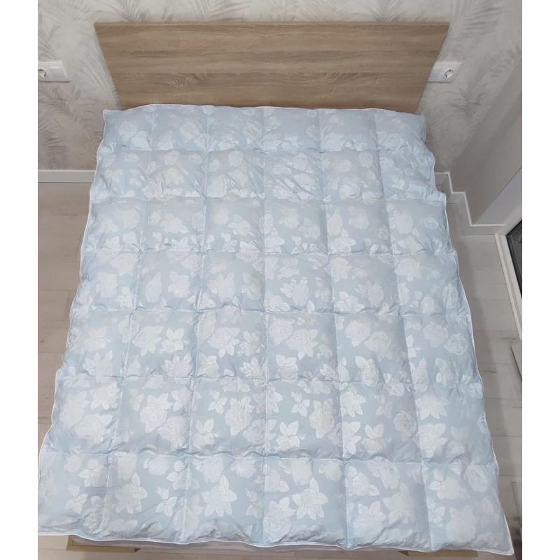 Одеяло CTEXTIL GROUP 
 90% пух, Двуспальное, Голубой, 172x205