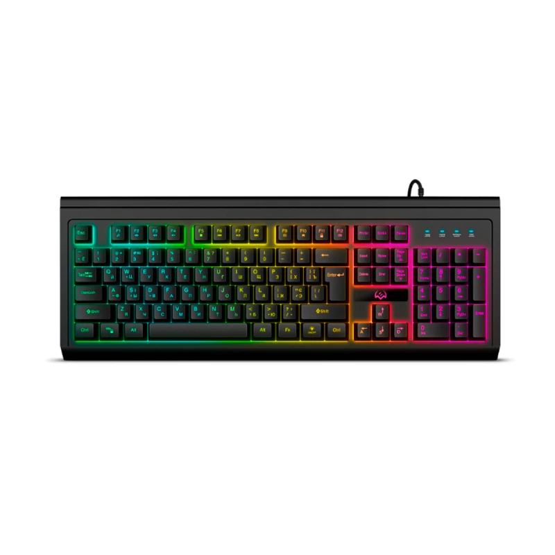 Gaming keyboard SVEN KB-G8400, 12 FN KEYS, MACRO, RGB, BRAIDED CABLE, 1.8M, BLACK, USB