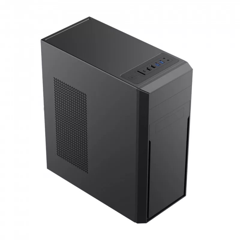 Корпус SOHOO 500W  2813BK, 3xUSB 2.0, 1xUSB 3.0, Black, ATX-500W-12cm. Form Factor (Midi, Micro, Mini ITX, Full) : :