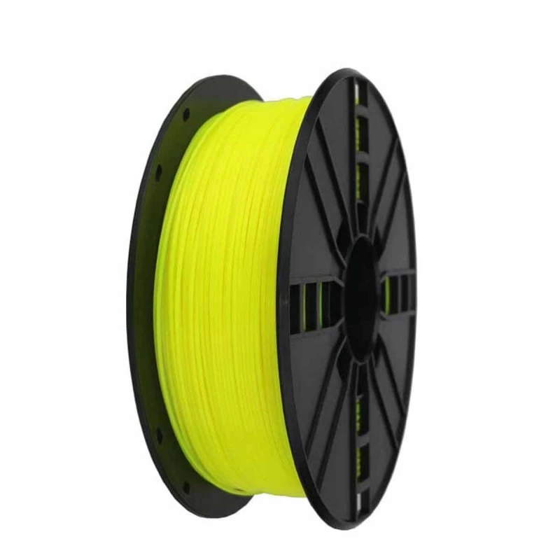 Filament GEMBIRD PLA 1.75 mm, Flame-bright Yellow Filament, 1 kg, Gembird, 3DP-PLA1.75-01-FY