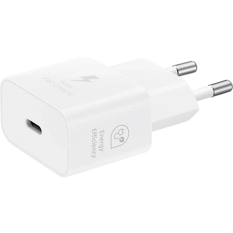 Зарядное устройство Samsung EP-T2510, FAST TRAVEL CHARGER 25W PD (W/O CABLE), WHITE