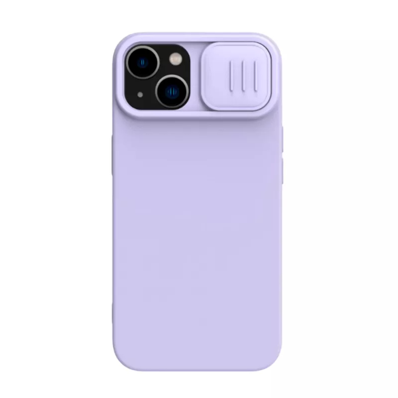 Husa Nillkin IPHONE 15 PLUS, CAMSHIELD SILKY SILICONE CASE, MISTY PURPLE