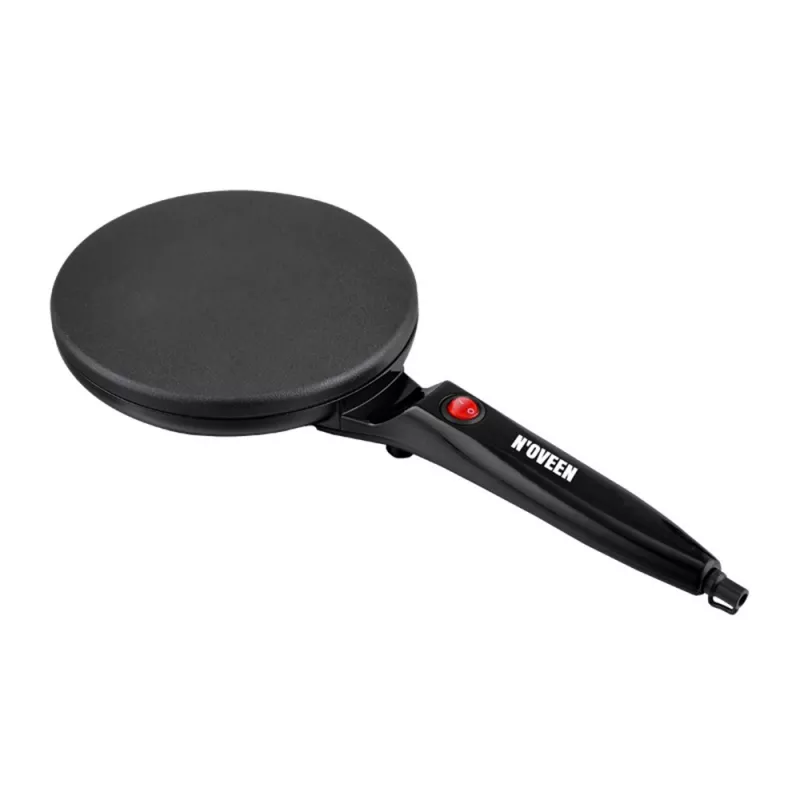 Сковорода для блинов Noveen электрическая ECM490, 20 см, Тефлон, Черный