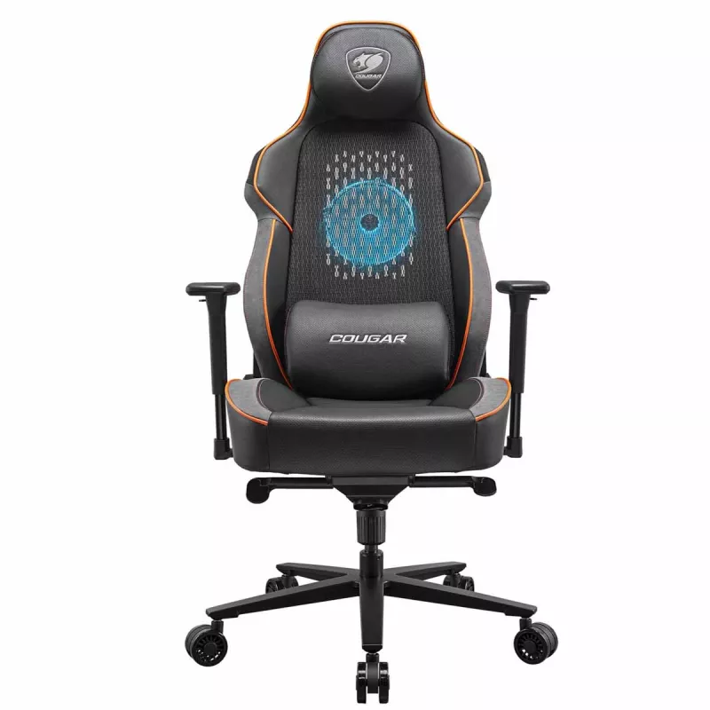 Fotoliu Gaming Cougar NXSYS AERO BLACK/ORANGE, Gazlift, 160 kg, 160-195 cm