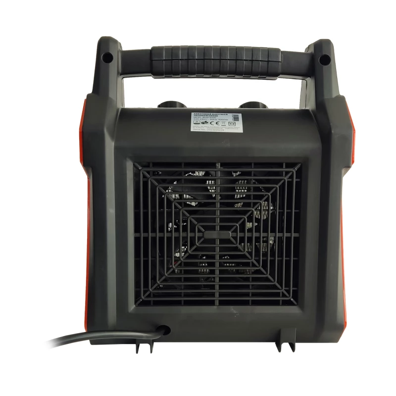 Aeroterma TechnoWorker BGP3000, 3000 W, Negru, Oranj
