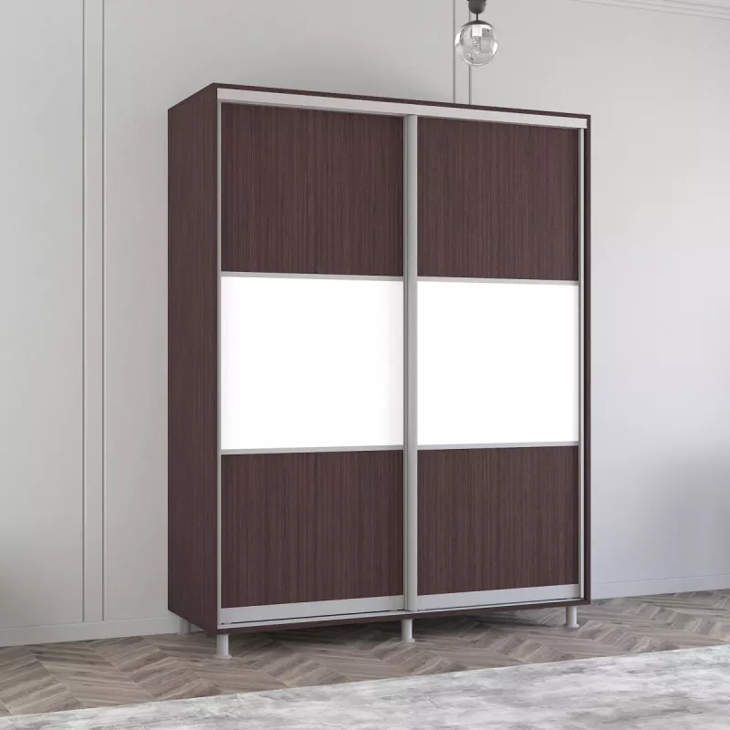 Dulap cu usi glisante MOBILDOR ARON S - UȘI K 150/60/220, Wenge