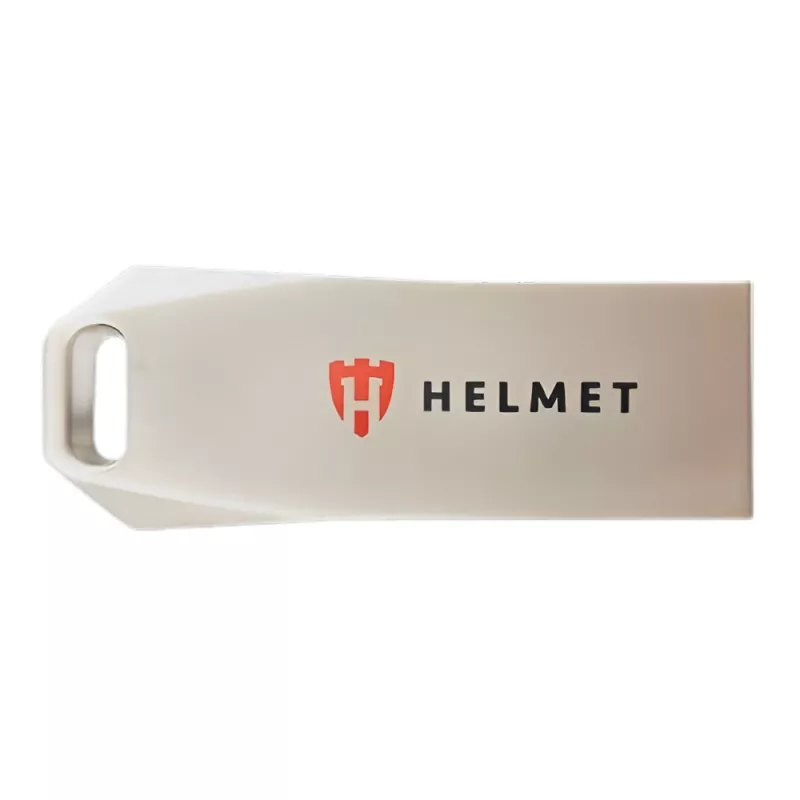 Флешка HELMET USB Drive 3.2 Metal Line 256 GB, Silver