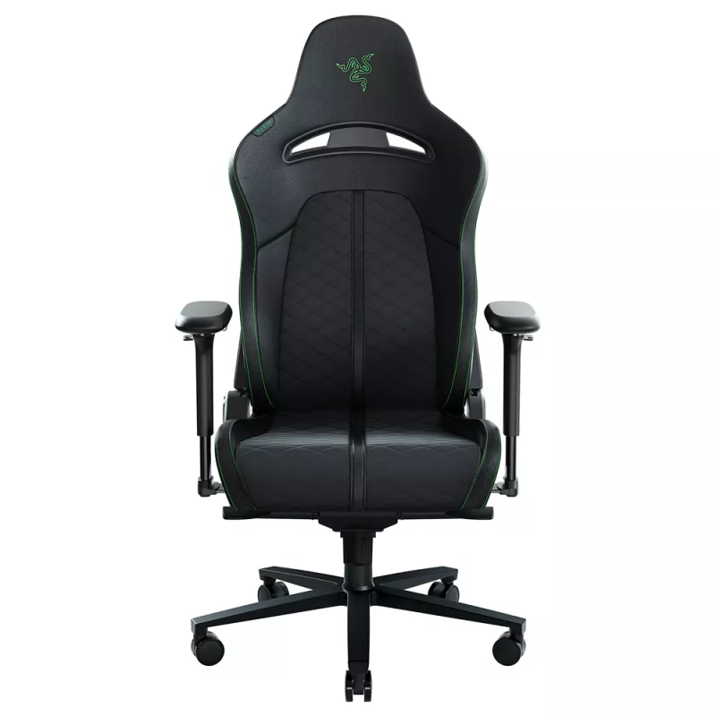 Игровое геймерское кресло RAZER Chair Enki X Black/Green, Gazlift, 136 kg, 156.5-194 cm