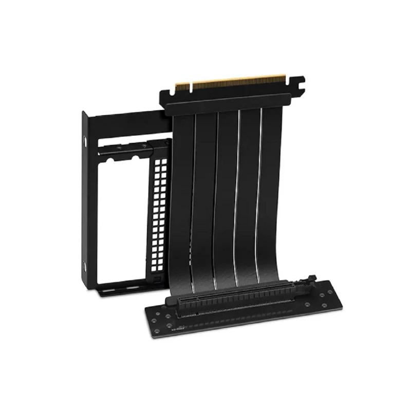 Suport DEEPCOOL "VERTICAL GPU BRACKET", High-Speed PCIe 4.0, is designed to adapt the PCI expansion slots of a computer case into a vertical mount for graphics cards, EMI Shielding, Compatible with Open PCI Slots, Simple and Secure Installation, Black