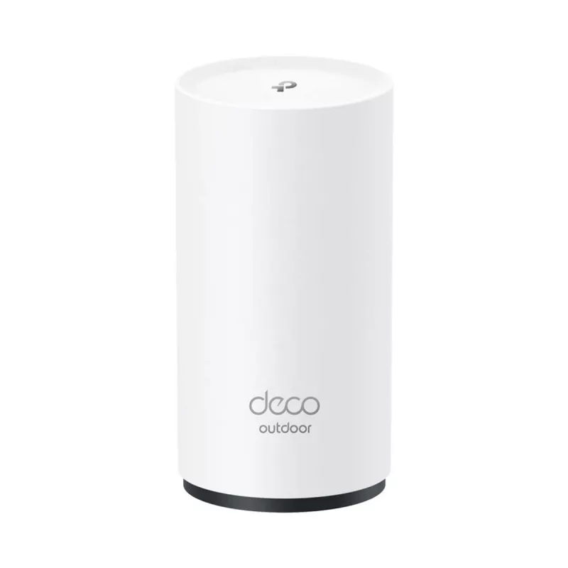 Router wireless TP-LINK Deco X50 Outdoor (1-pack) AX3000 Mesh Wi-Fi 6 System, , IP65, PoE Power, 2 LAN/WAN Gigabit Port, 2402Mbps on 5GHz + 574Mbps on 2.4GHz, 802.11ax/ac/b/g/n, OFDMA , MU-MIMO, Wi-Fi Dead-Zone Killer, Seamless Roaming with One Wi-Fi Name, Antivirus