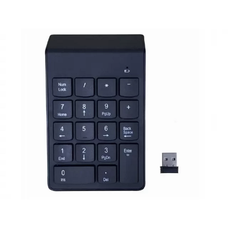Tastatura numerica GEMBIRD KPD-W-02, Wireless numeric keypad with 18 keys, USB