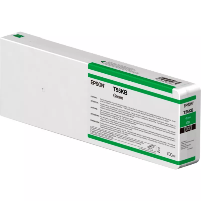 Cartus cerneala EPSON T55KB00 UltraChrome HDX/HD 700ml, Green / C13T804B00 For Epson SC-P6000_7000_9000