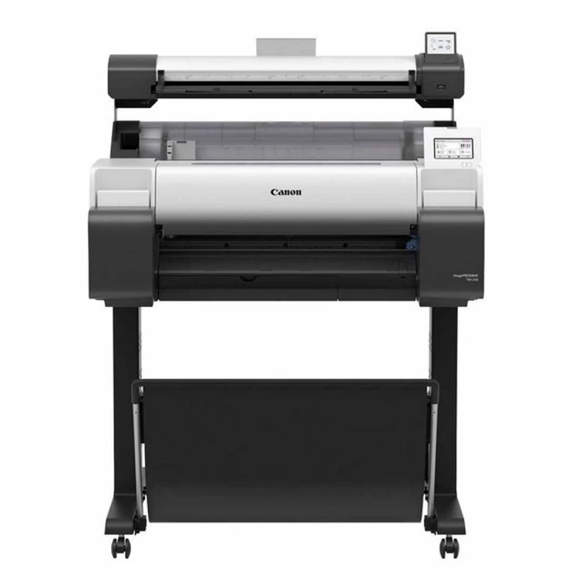 Plotter CANON PLOTTER IMAGEPROGRAF TM-240, Printer Type: 5 Colours, 24", 4.3” operational panelPrint Technology: Canon Bubblejet on Demand 6 colours integrated type (6 chips per print head x 1 print head)Print Resolution: 2,400 x 1,200 dpiNumber of Nozzles