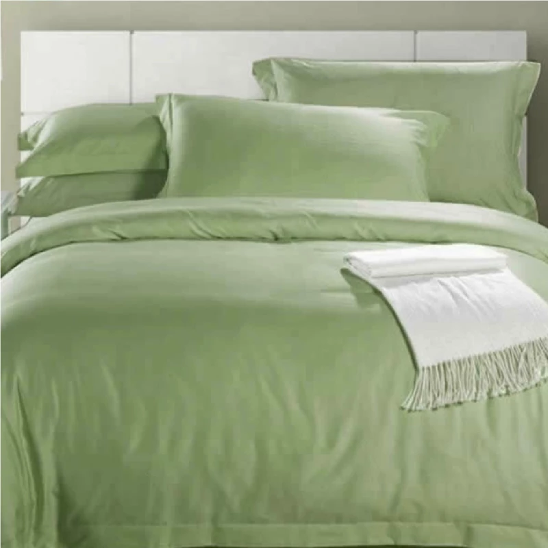 Lenjerie de pat REMAX CERCEAF PILOTA, CEARCEAF PENTRU PAT + 2 FETE DE PERNA, 1 persoana, Satin, Menta