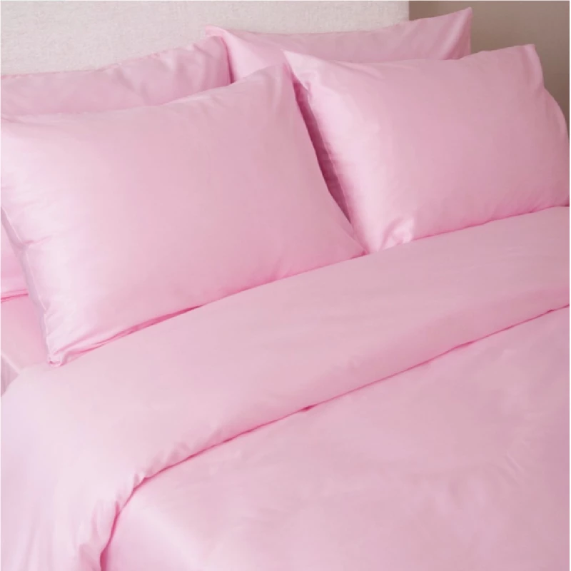 Lenjerie de pat REMAX CERCEAF PILOTA,CEARCEAF PENTRU PAT + 2 FETE DE PERNA, 1 persoana, Satin, Roz