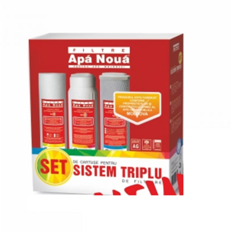 Filtru de apa Apa Noua AN SET 3 CARTUSE P/U FILTRU TRIPLU