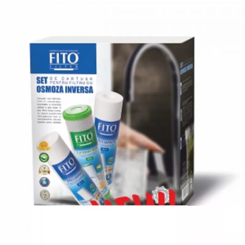 Filtru de apa Filo filter FF SET 3 CARTUSE P/U FILTRU CU OSMOSA INVERSA