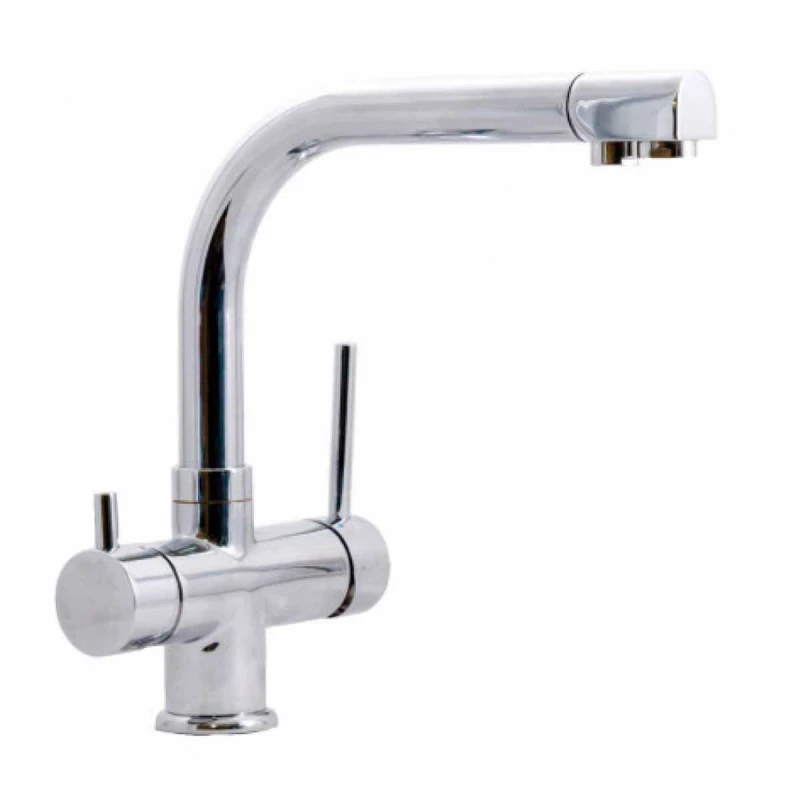 Baterie pentru chiuveta HOFF ROBINET COLOR 3-CANALE 3301 CR (CHROME), Crom