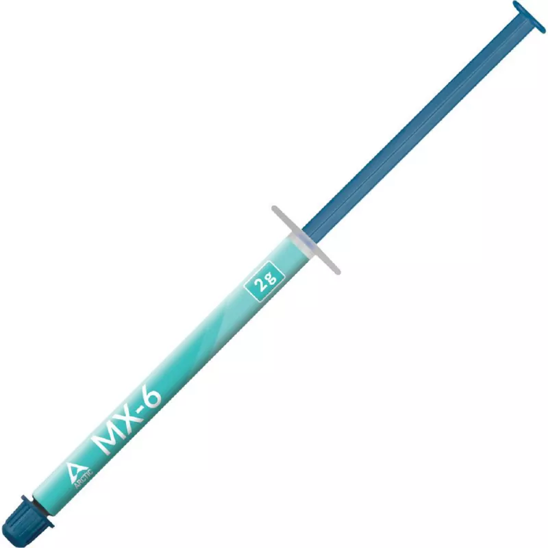 Pasta termica ARCTIC MX-6 ULTIMATE PERFORMANCE THERMAL PASTE 2G, CONTINUOUS USE TEMPERATURE -50-150C, VISCOSITY 45000 POISE, DENSITY 2.6 G/CM3, ACTCP00079A