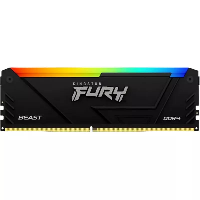 Модуль памяти KINGSTON 16GB DDR4-3200MHZ FURY BEAST RGB (KF432C16BB12A/16), CL16-18-18, 1.35V, INTEL XMP 2.0CAPACITATEA MEMORIEI (TOTAL): 16GB TIP MEMORIE: DDR4 SDRAM FRECVENȚĂ MEMORIE: 3200 MHZ VITEZA DE MEMORIE NOMINALĂ: PC4-25600 LATENȚĂ CAS: CL16 T