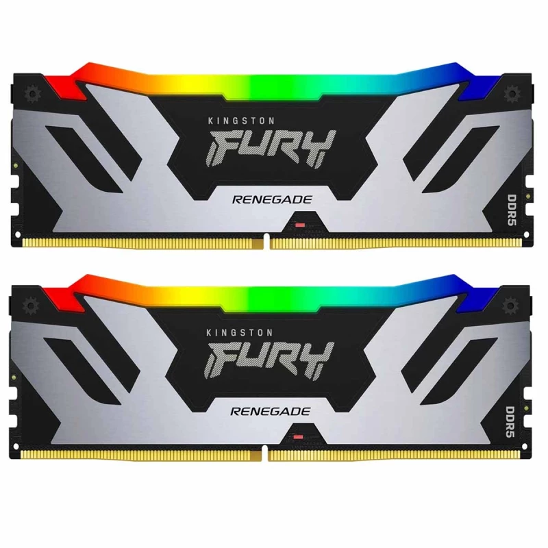 RAM KINGSTON 32GB DDR5-6000MHz FURY Renegade RGB (Kit of 2x16GB) (KF560C32RSAK2-32), CL32-38, 1.35V, Silver/BlackCapacitatea Memoriei (Total): 32 GB Tip Memorie: DDR5 SDRAM Frecvență memorie: 6000 MHz Viteza de memorie nominală: PC5-48000 Laten