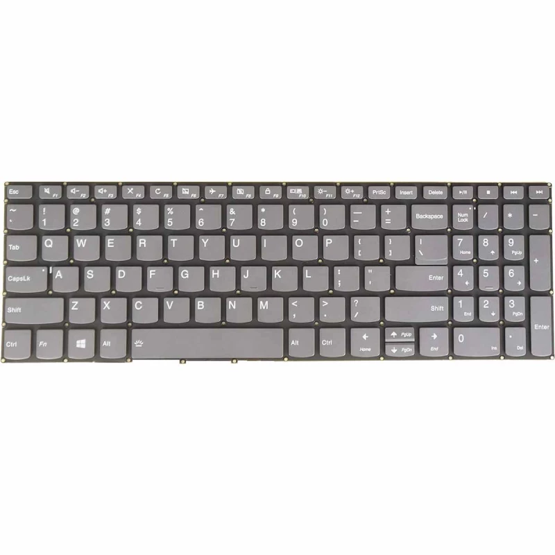 Клавиатура OEM Lenovo IdeaPad 330S-15 320C-15 S340-15 series w/o frame ENG/RU Gray Original