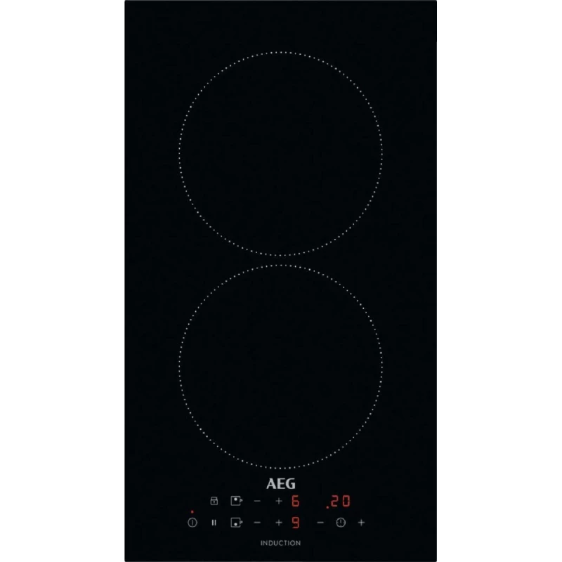 Plita incorporabila cu inductie AEG IKB32300CB, 3650 W, 4 arzatoare, Vitroceramica, Timer, Negru