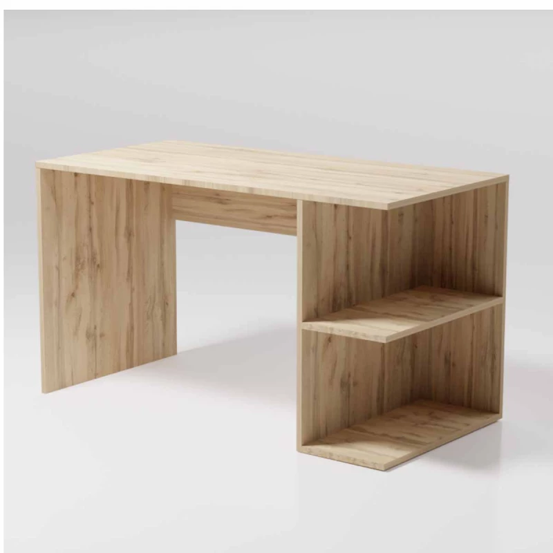 Masa de calculator SP 10309, Stejar inchis, 140x65x75